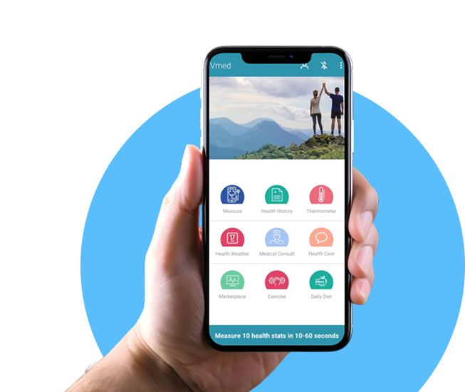 Vmed App on Phone